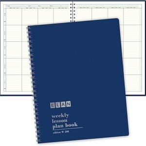 8 Period Teacher Lesson Plan; Days Vertically Down The Side (W208)