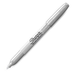 Sharpie Metallic Silver Marker Pen (Fine point)