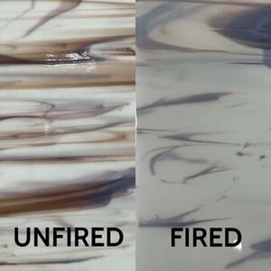 Fusible-Range White/Dark Amber 96 COE